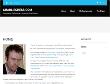 Tablet Screenshot of charliechess.com